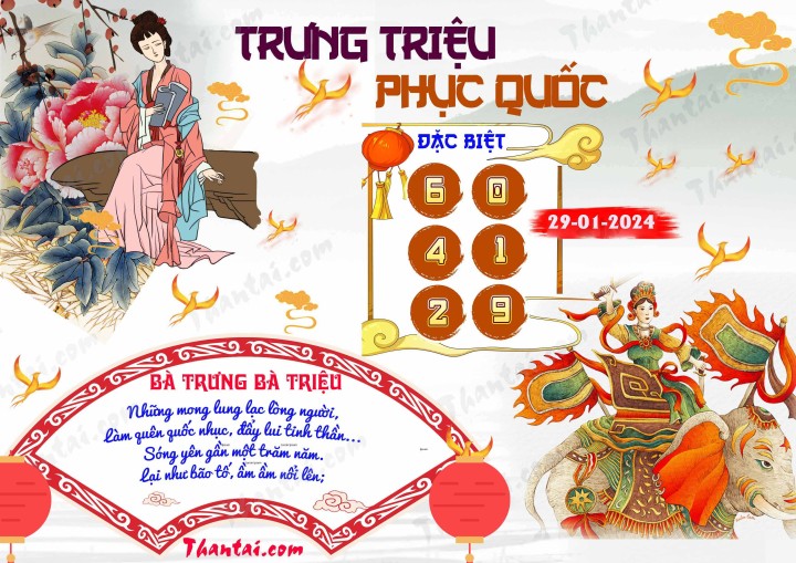Trưng Triệu Phục Quốc 14/01/2024