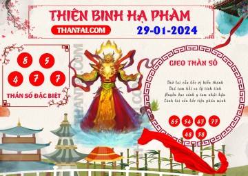 Thiên Binh Hạ Phàm 29/01/2024