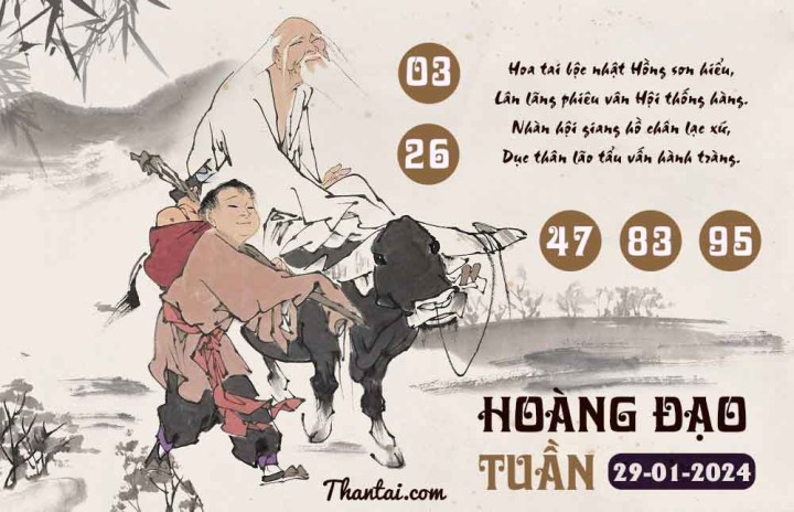 HOÀNG ĐẠO TUẦN 14/01/2024