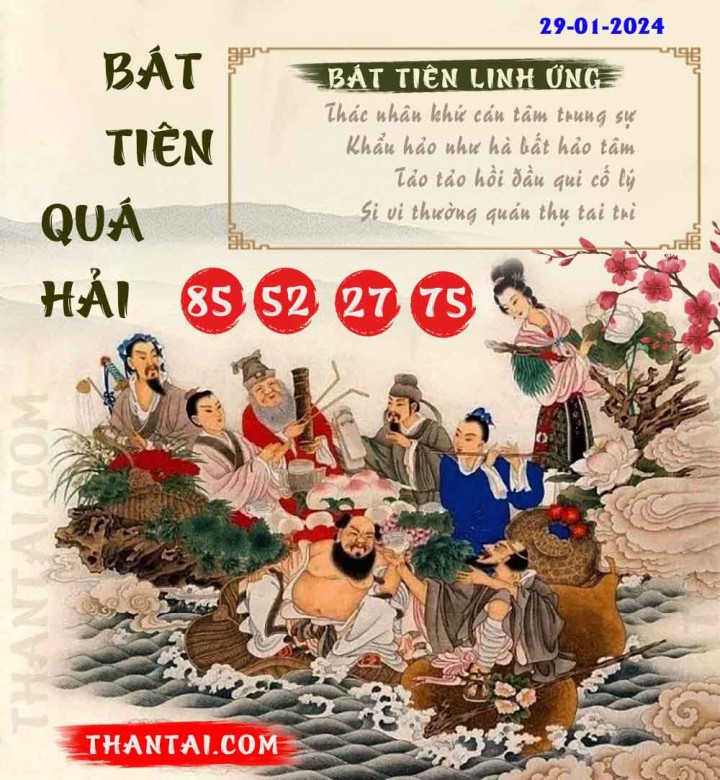 BÁT TIÊN QUÁ HẢI 14/01/2024