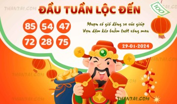 ĐẦU TUẦN LỘC ĐẾN 29/01/2024