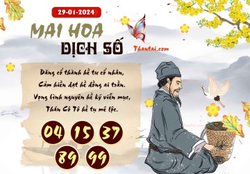 Mai Hoa Dịch Số 29/01/2024