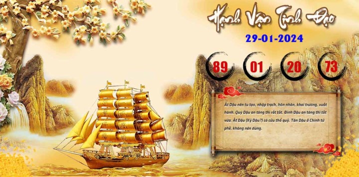Hạnh Vận Tinh Đạo 14/01/2024