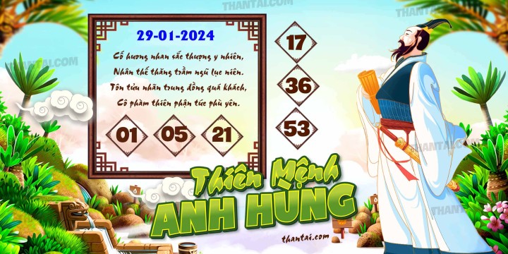 THIÊN MỆNH ANH HÙNG 14/01/2024