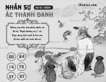 NHẪN SỰ ẮC THÀNH DANH 29/01/2024