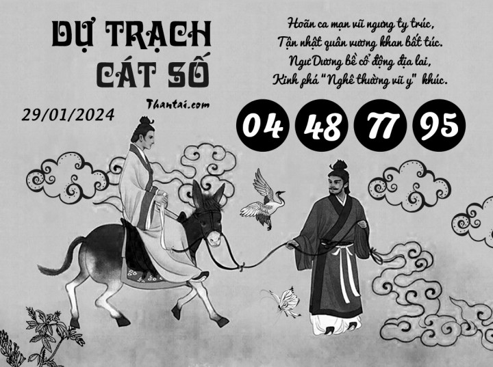 DỰ TRẠCH CÁT SỐ 14/01/2024
