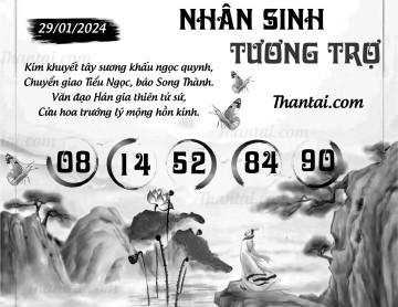 NHÂN SINH TƯƠNG TRỢ 29/01/2024