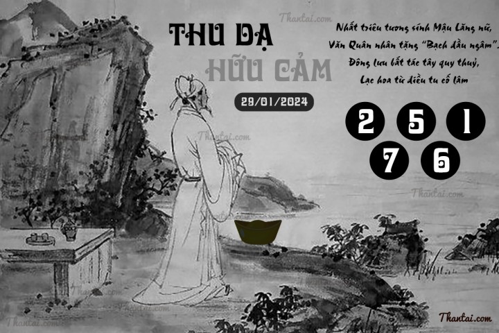 THU DẠ HỮU CẢM 14/01/2024