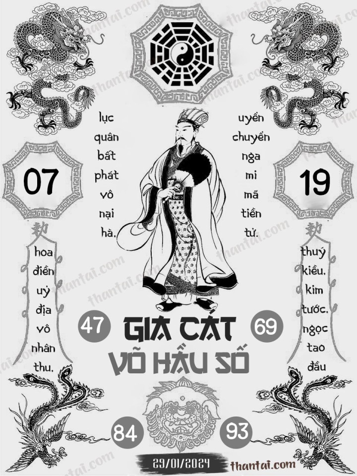 GIA CÁT VÕ HẦU SỐ 14/01/2024