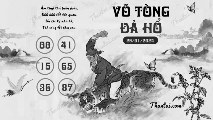 VÕ TÒNG ĐẢ HỔ 14/01/2024