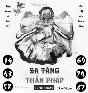 SA TĂNG THẦN PHÁP 29/01/2024