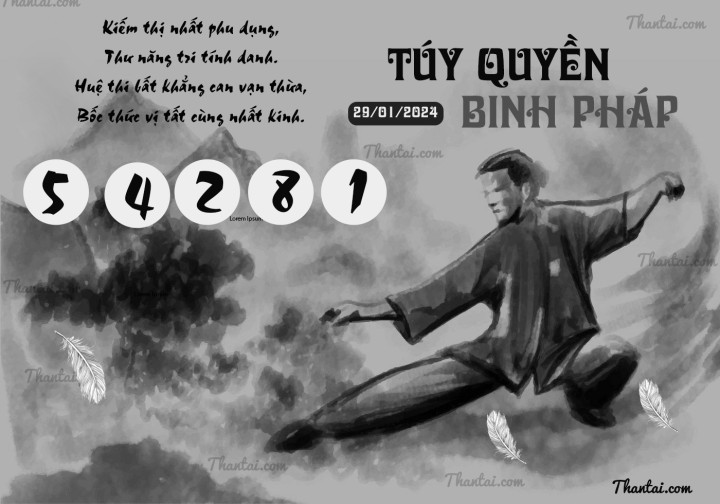 TÚY QUYỀN BINH PHÁP 14/01/2024