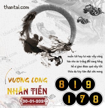 Vương Long Nhãn Tiễn 30/01/2024