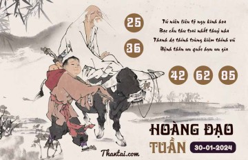 HOÀNG ĐẠO TUẦN 30/01/2024