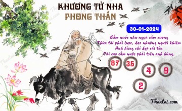 Khương Tử Nha Phong Thần 30/01/2024