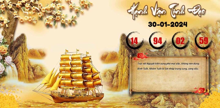 Hạnh Vận Tinh Đạo 15/01/2024