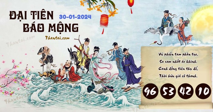 Đại Tiên Báo Mộng 15/01/2024