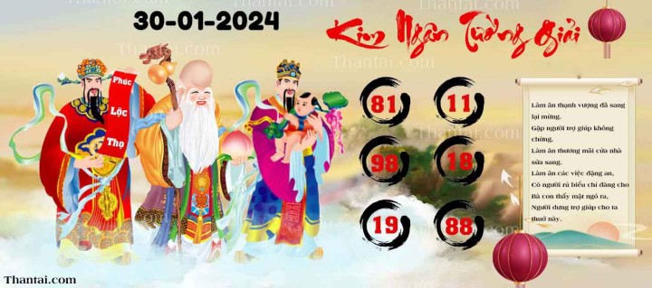 Kim Ngân Tường Giải 15/01/2024