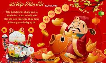 Bí Kíp Thần Tài 22/01/2023