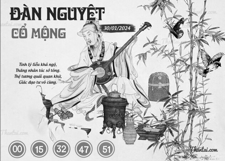 ĐÀN NGUYỆT CỔ MỘNG 15/01/2024