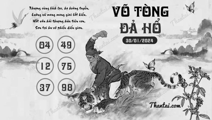 VÕ TÒNG ĐẢ HỔ 15/01/2024