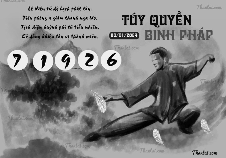 TÚY QUYỀN BINH PHÁP 15/01/2024