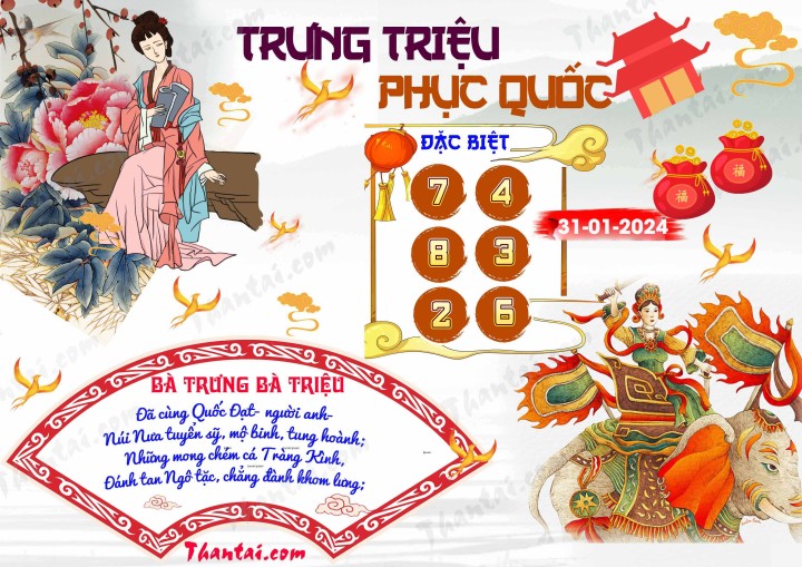 Trưng Triệu Phục Quốc 16/01/2024