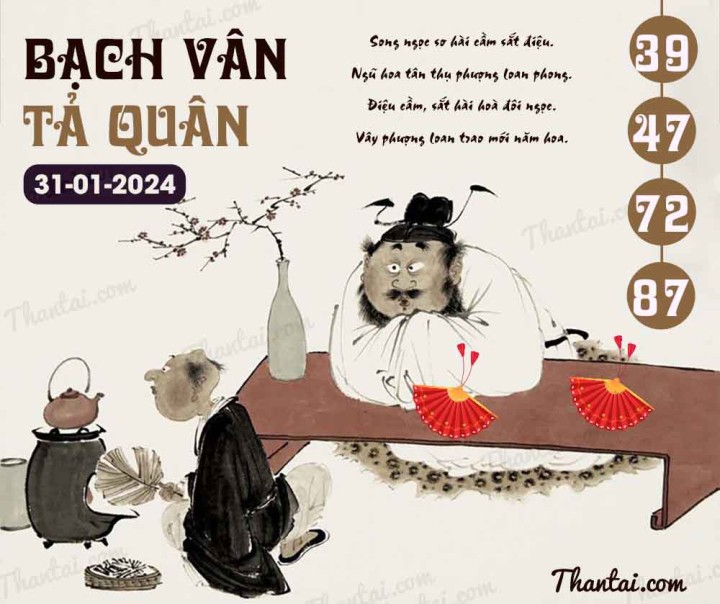 Bạch Vân Tả Quân 16/01/2024