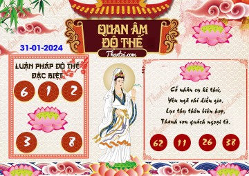 Quan Âm Độ Thế 31/01/2024