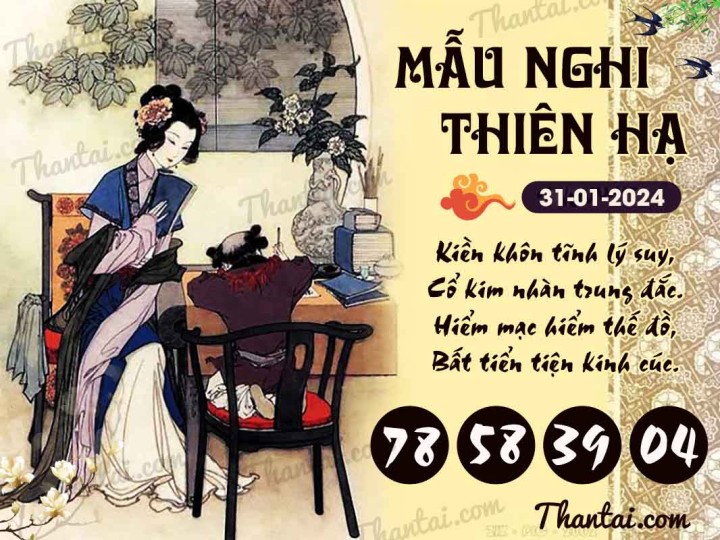 Mẫu Nghi Thiên Hạ 16/01/2024