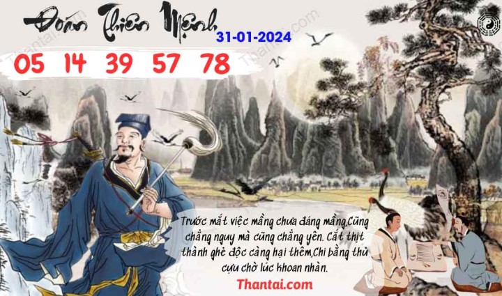 Đoán Thiên Mệnh 16/01/2024