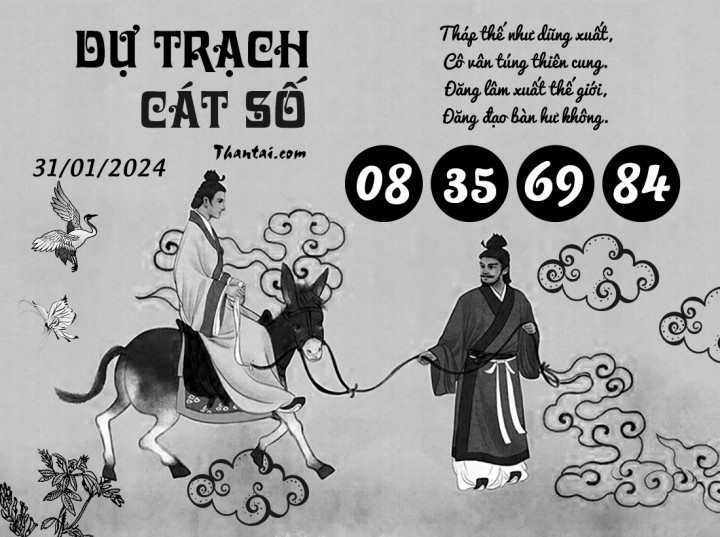DỰ TRẠCH CÁT SỐ 16/01/2024
