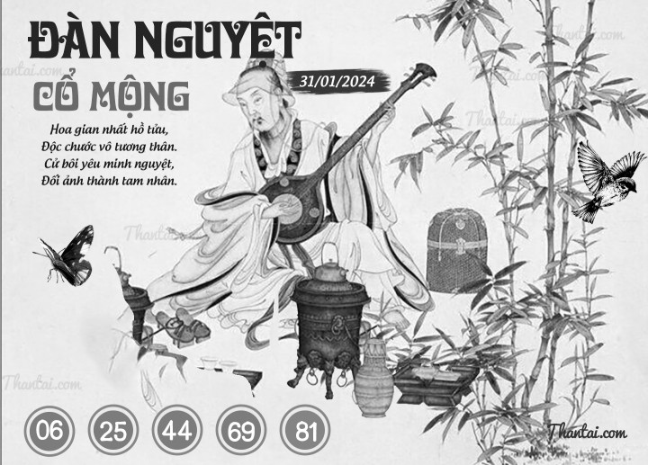 ĐÀN NGUYỆT CỔ MỘNG 16/01/2024