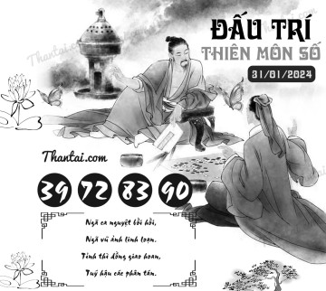 ĐẤU TRÍ THIÊN MÔN SỐ 31/01/2024