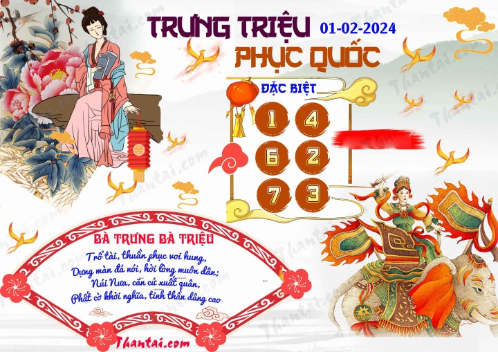 Trưng Triệu Phục Quốc 17/01/2024