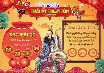 Thái Ất Thiên Tôn 01/02/2024