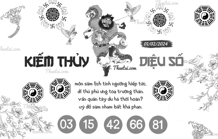 KIẾM THỦY DIỆU SỐ 17/01/2024