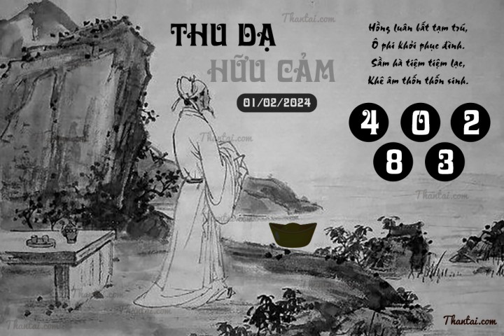 THU DẠ HỮU CẢM 17/01/2024
