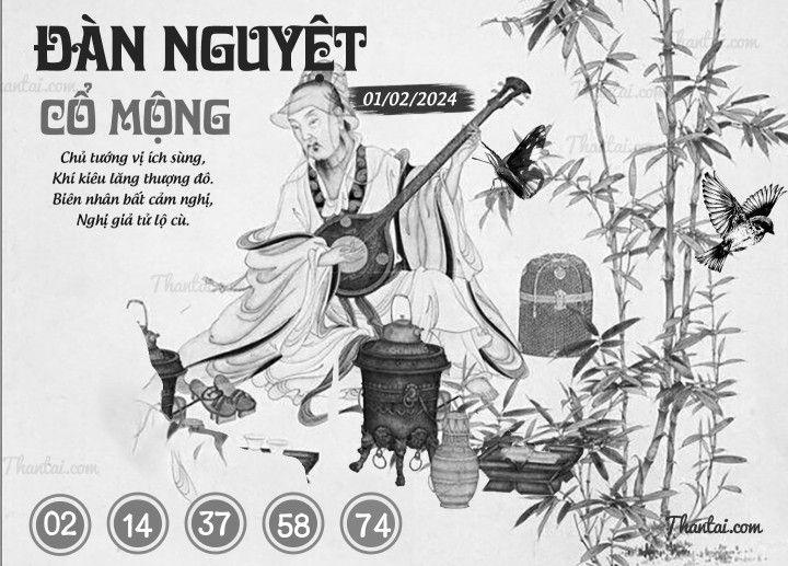 ĐÀN NGUYỆT CỔ MỘNG 17/01/2024