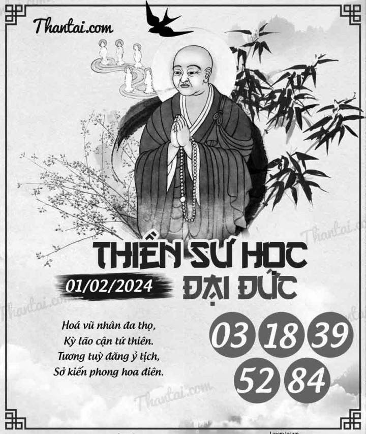 THIỀN SƯ HỌC ĐẠI ĐỨC 17/01/2024