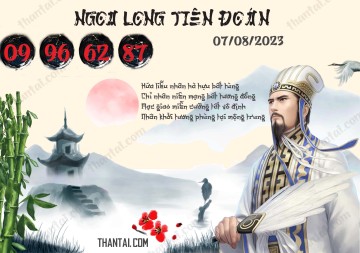 Ngọa Long Tiên Đoán 07/08/2023