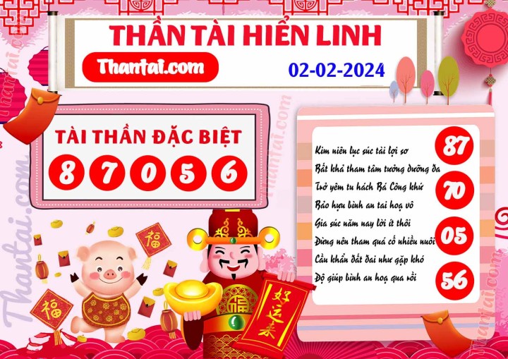 THẦN TÀI HIỂN LINH 18/01/2024