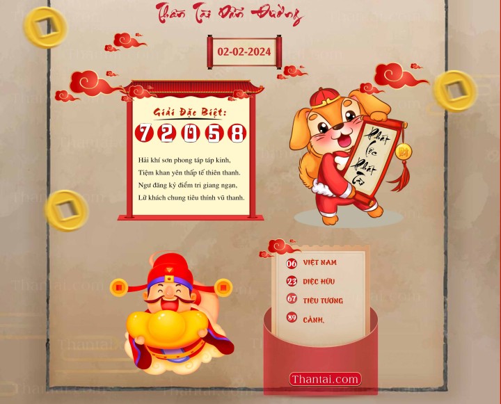 THẦN TÀI DẪN ĐƯỜNG 18/01/2024