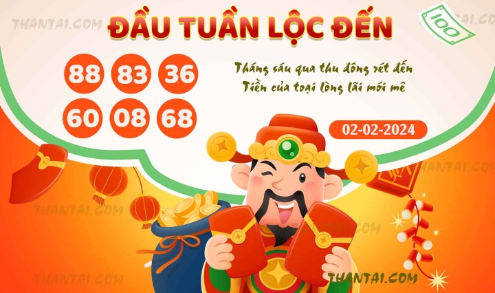 ĐẦU TUẦN LỘC ĐẾN 18/01/2024