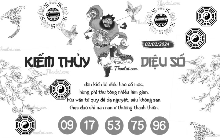 KIẾM THỦY DIỆU SỐ 18/01/2024