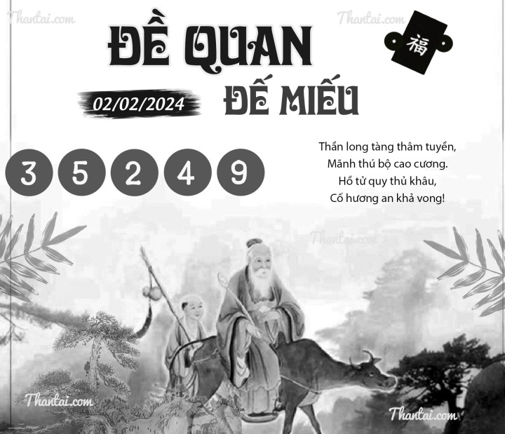 ĐỀ QUAN ĐẾ MIẾU 18/01/2024
