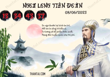 Ngọa Long Tiên Đoán 08/06/2023