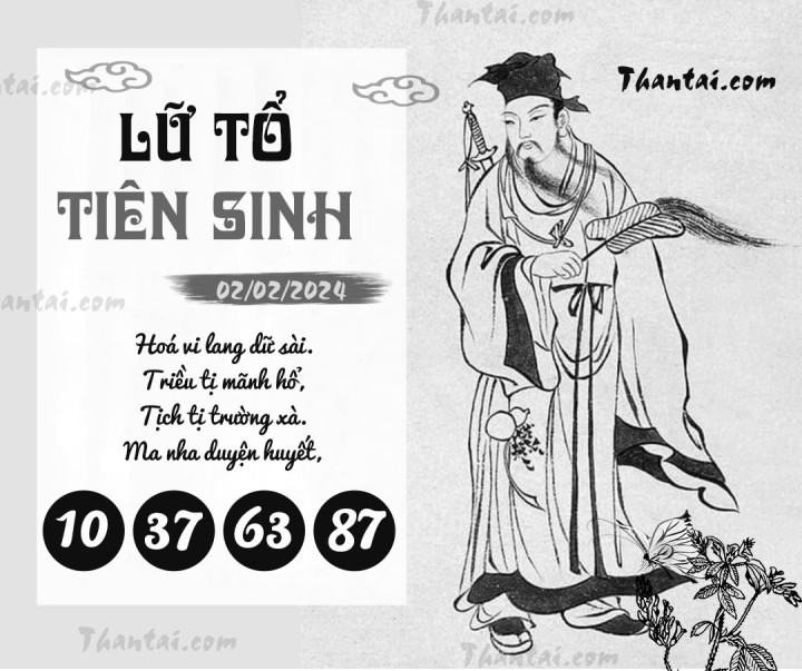 LỮ TỔ TIÊN SINH 18/01/2024