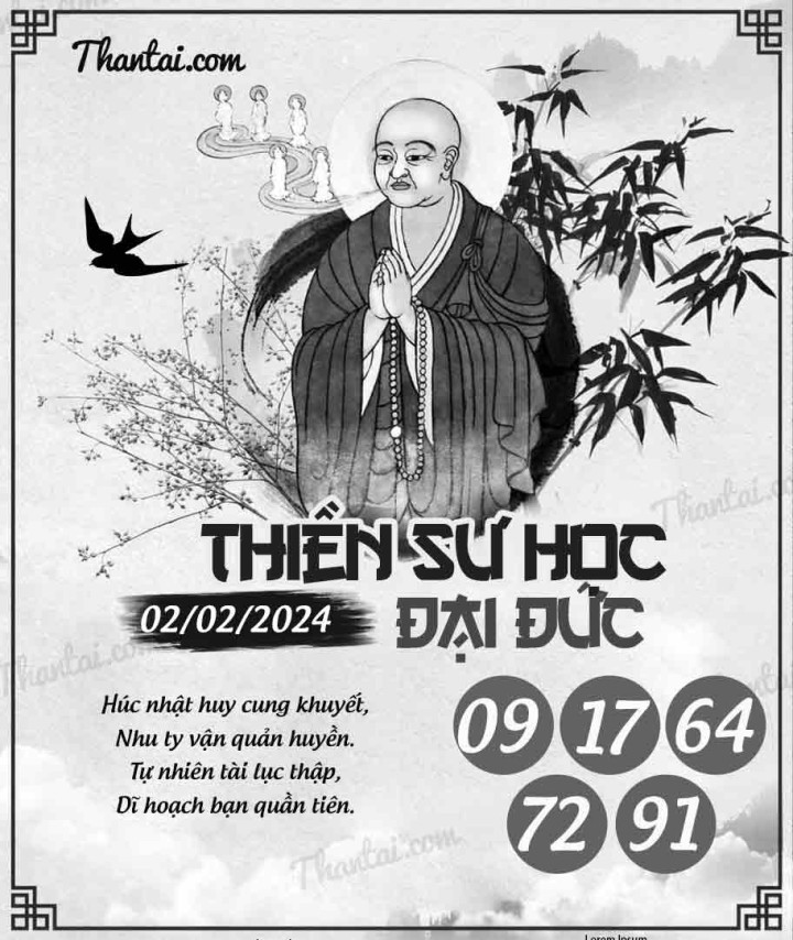 THIỀN SƯ HỌC ĐẠI ĐỨC 18/01/2024
