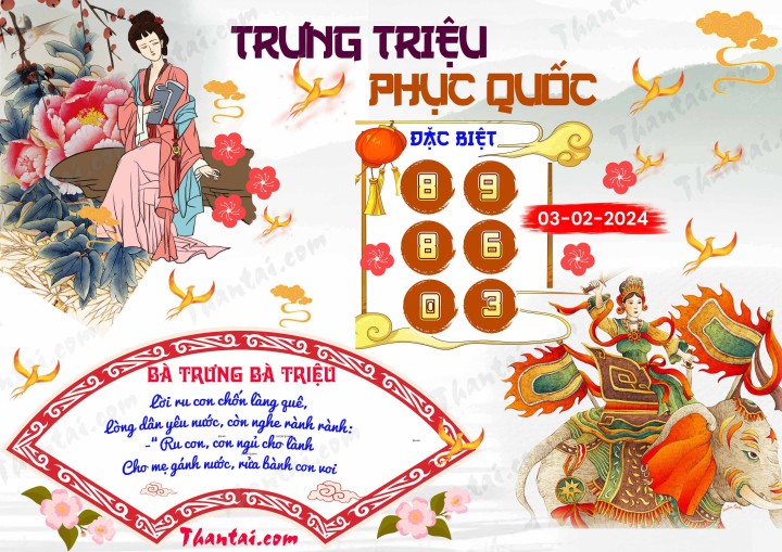 Trưng Triệu Phục Quốc 19/01/2024